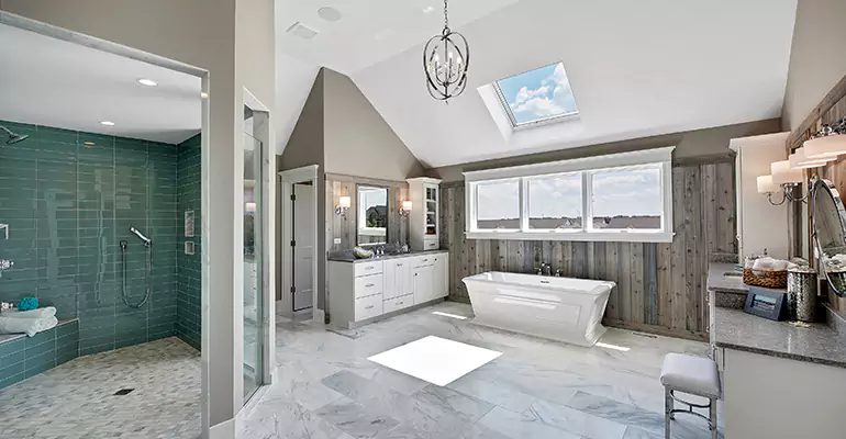 Guest Bathroom Flooring Remodel in Elizabethtown